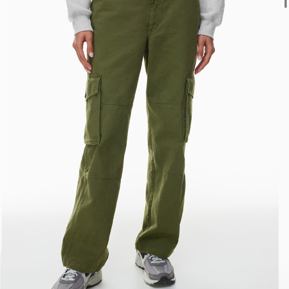 Aritzia Green Cargo Pants